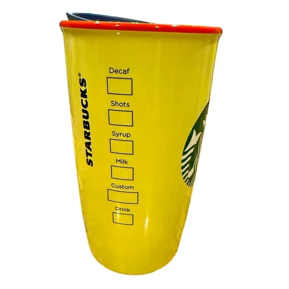 Starbucks Disneyland Yellow Minnie Mouse Party Tumbler Mug - Picture 3 of 7